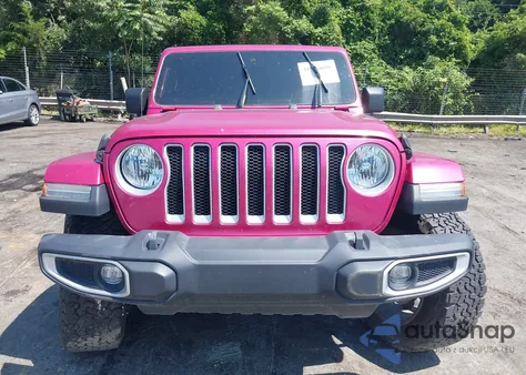 2021 Jeep Wrangler Unlimited Sahara 4X4 из США, поврежденный, VIN 1C4HJXEN4MW852853